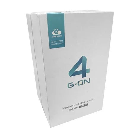 Gnet G-ON4 2CH Dashcam - Produktpaket.
