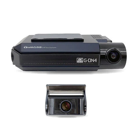 Gnet G-ON4 2CH Dashcam - Front- und Rückkamera mit 4K und Full HD Auflösung.
