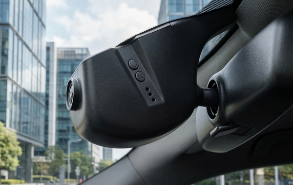 Audi OEM Dashcam 2K — 100% Onzichtbaar Geïntegreerd | incl. GPS & OBD